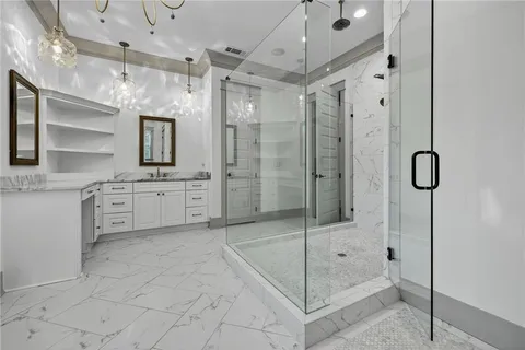 a room with storage and utility