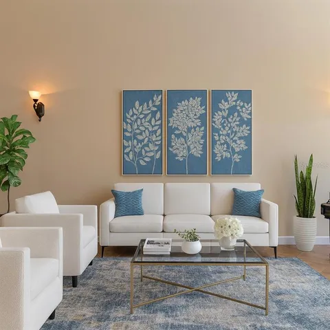 a bed room with furniture and a fireplace