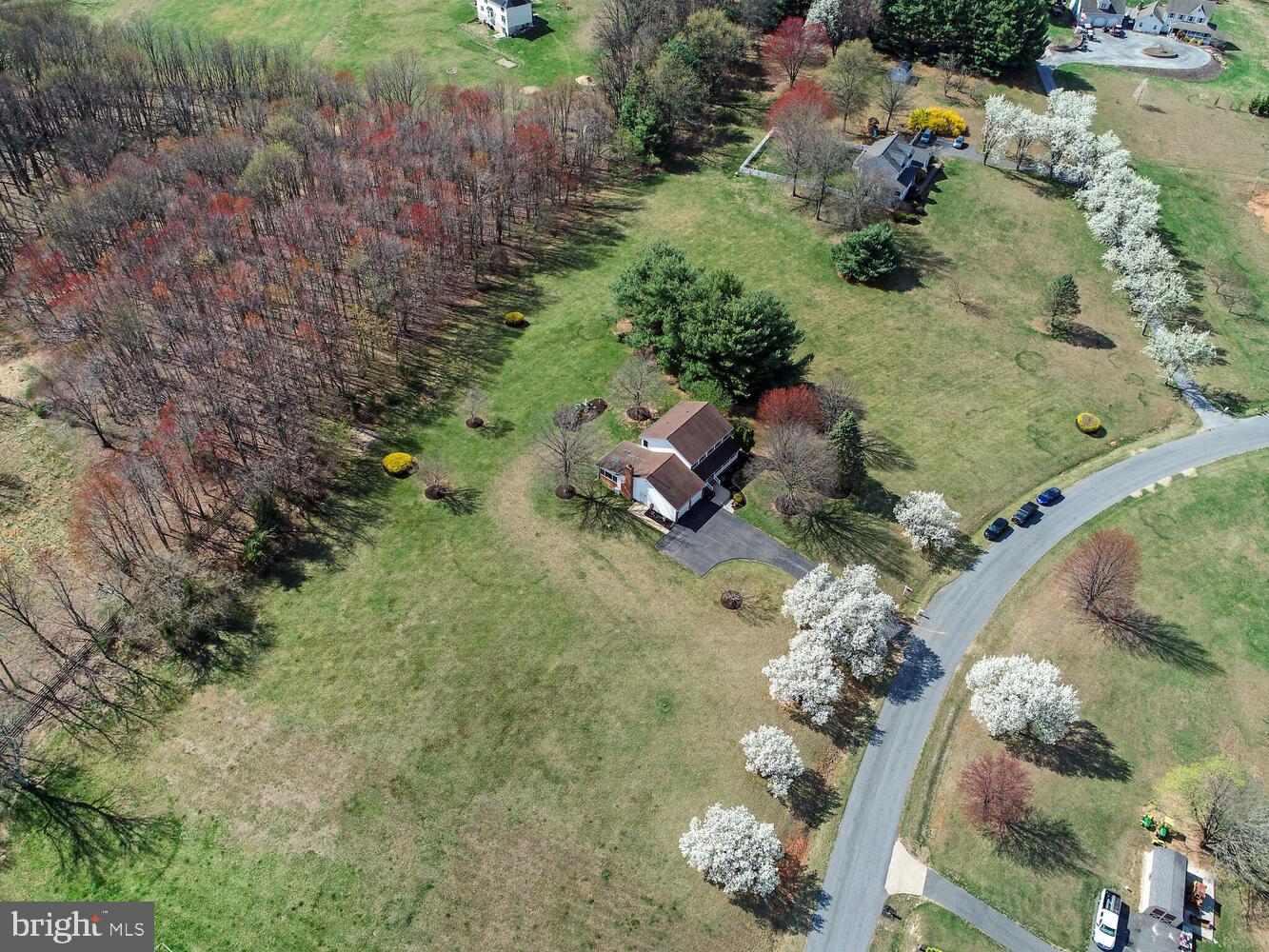 1050 Huntfield Road Westminster, MD 21157 - Photo 31 of 38 an aerial view of a house with a yard
