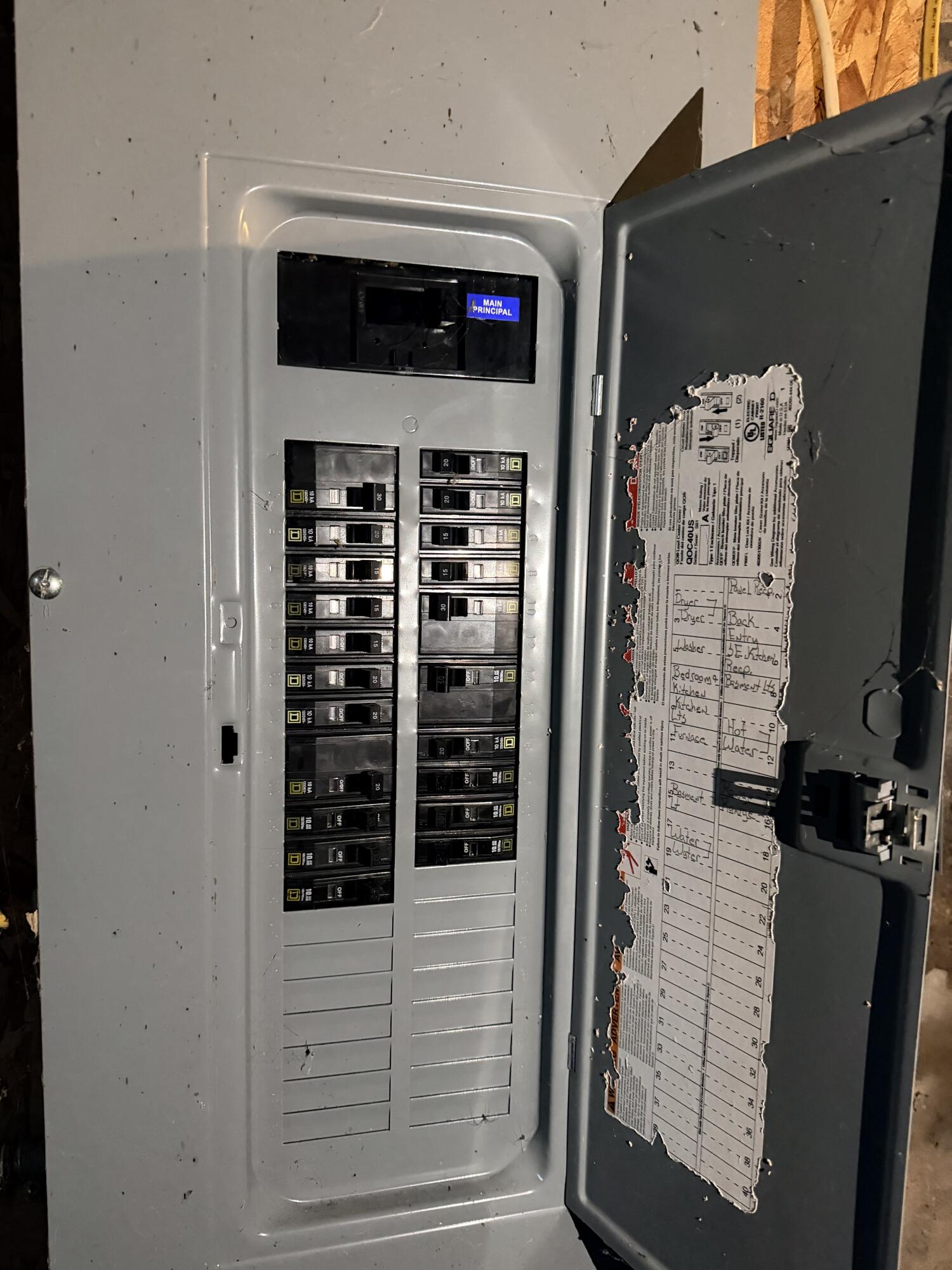 794 East Fox Farm Road Manistee, MI 49660 - Photo 31 of 31 Electrical Panel