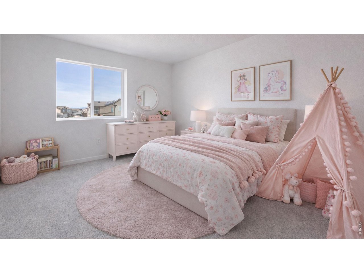 677 Muturu Road Johnstown, CO 80534 - Photo 19 of 35 Virtual Staged Girls Room