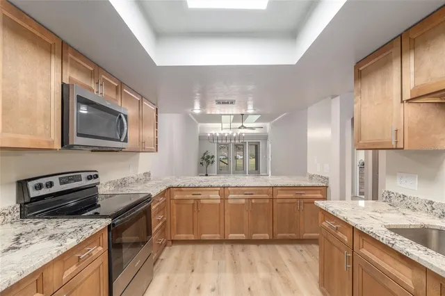 a view of a room with an empty space