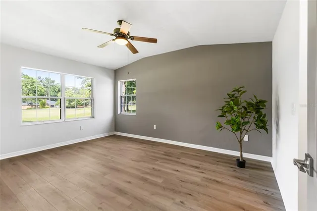 a view of backyard with a barn and a cactus plant