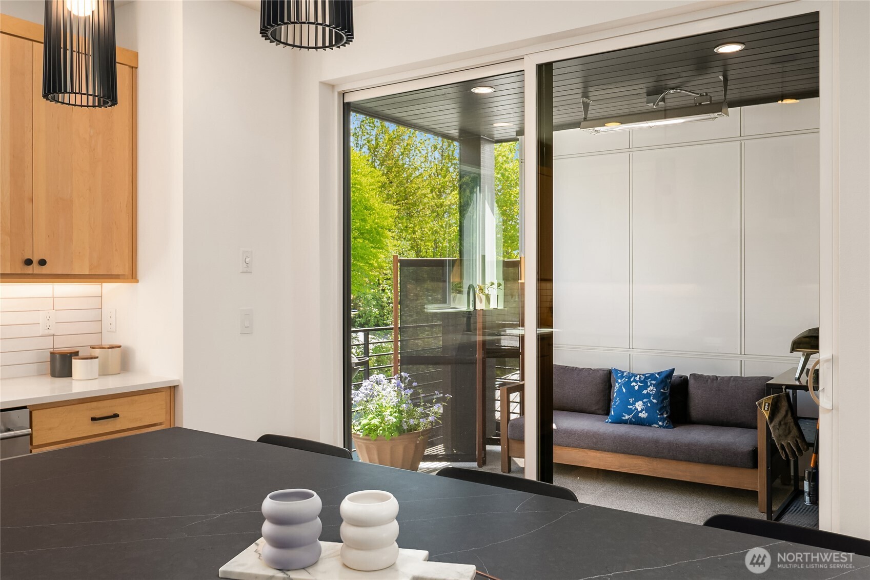 21907 25th Avenue Southeast, Unit C Bothell, WA 98021 - Photo 13 of 40 a living room with furniture and a large window