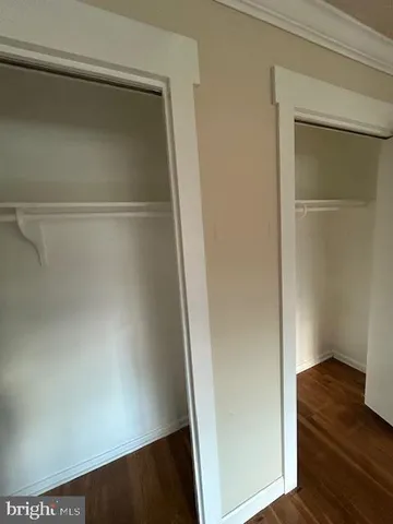 a room with a storage and utility room