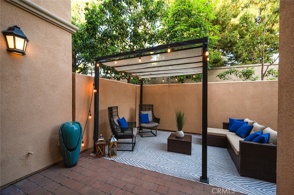 84 Granite Path Irvine, CA 92620 - Photo 41 of 55 a view of porch with seating space