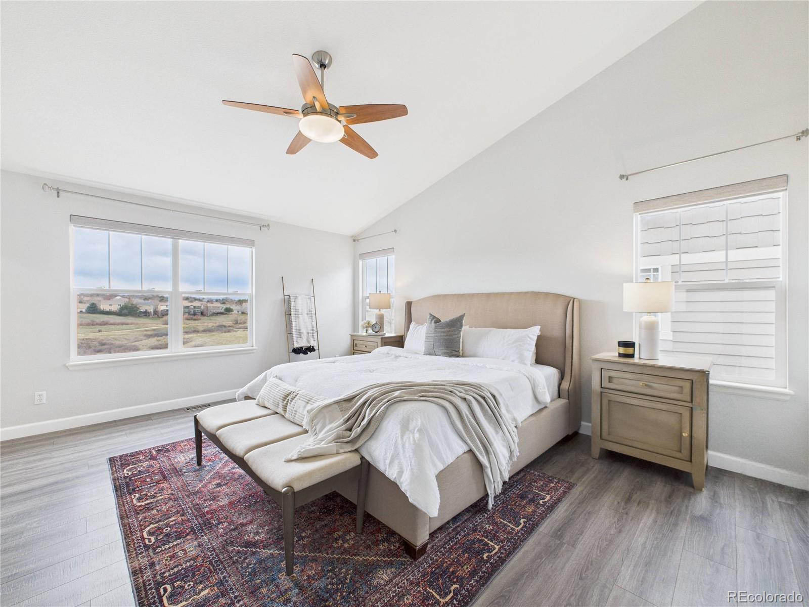 10501 Wagon Highlands Ranch Highlands Ranch, CO 80130 - Photo 25 of 50 a bedroom with a bed and a window