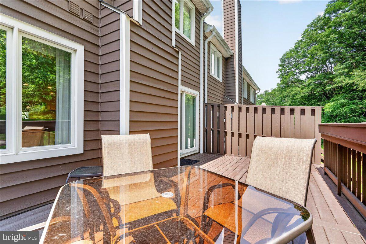 266 Fox Run Exton, PA 19341 - Photo 44 of 45 View to living room slider from deck