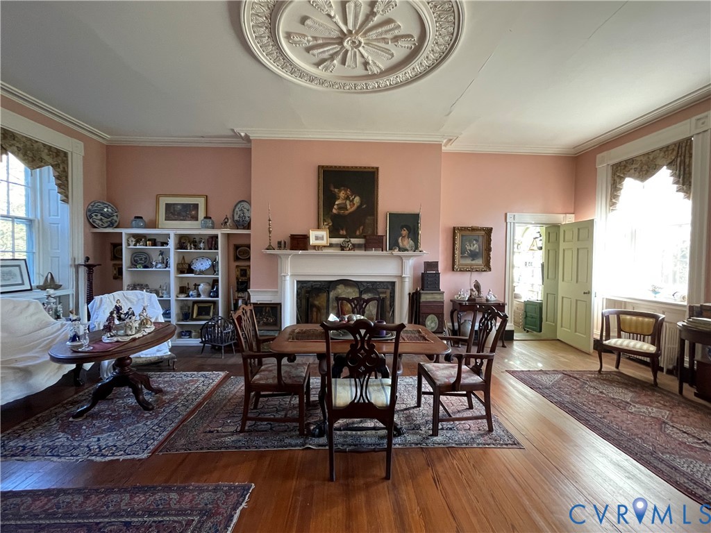 287 Rowes Landing Road Heathsville, VA 22473 - Photo 18 of 60 a view of a livingroom with furniture window and wooden floor