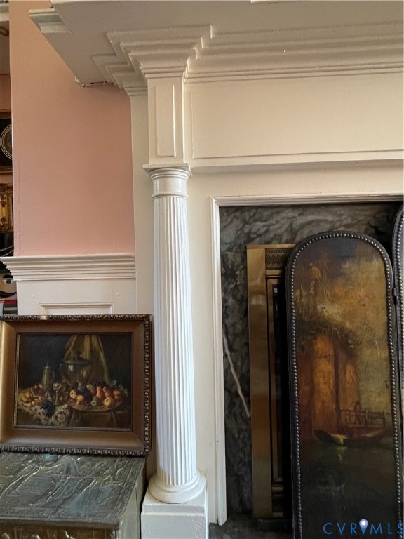 287 Rowes Landing Road Heathsville, VA 22473 - Photo 21 of 60 a close view of a fireplace