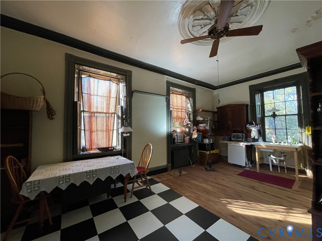 287 Rowes Landing Road Heathsville, VA 22473 - Photo 31 of 60 a room with furniture windows and a ceiling fan
