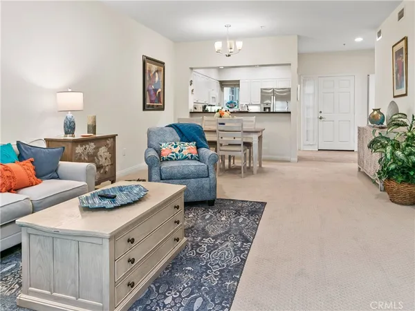 a room with lots of counter space and furniture