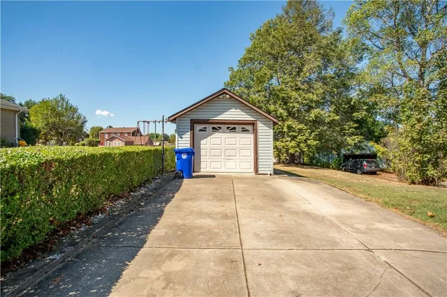 a view of a house with roof deck