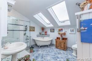 16 Sahler Mill Road Olivebridge, NY 12461 - Photo 39 of 50 a bathroom with a sink toilet and shower