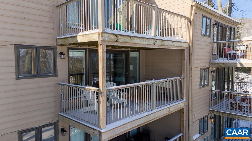 105 Eagles Court Wintergreen, VA 22967 - Photo 41 of 47 front view of a house with a deck