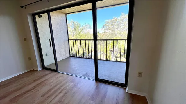 a view of a from a window