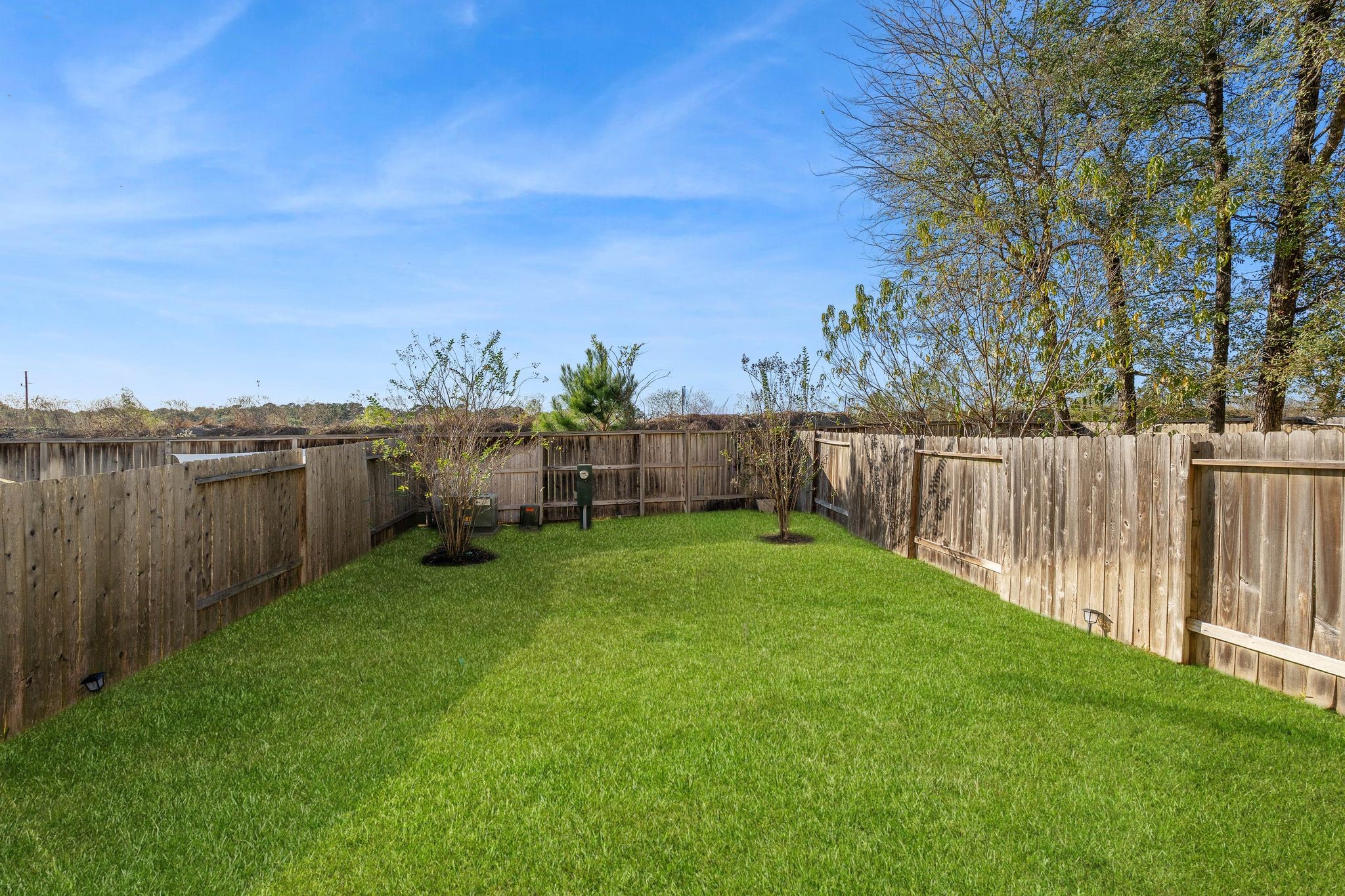 227 Biltmore Loop Montgomery, TX 77316 - Photo 20 of 25 a backyard with wooden fence