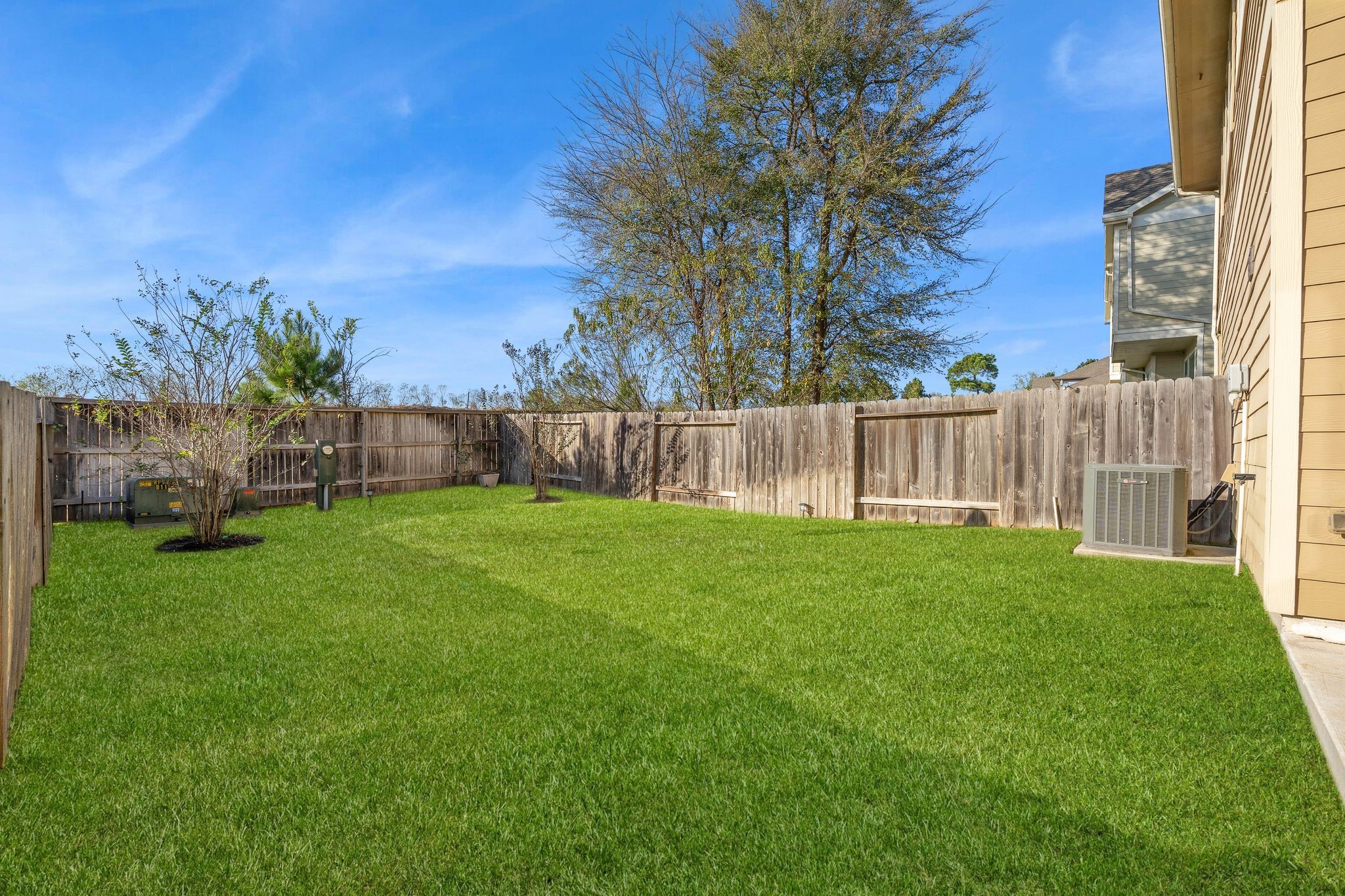 227 Biltmore Loop Montgomery, TX 77316 - Photo 27 of 33 a view of a backyard with a garden