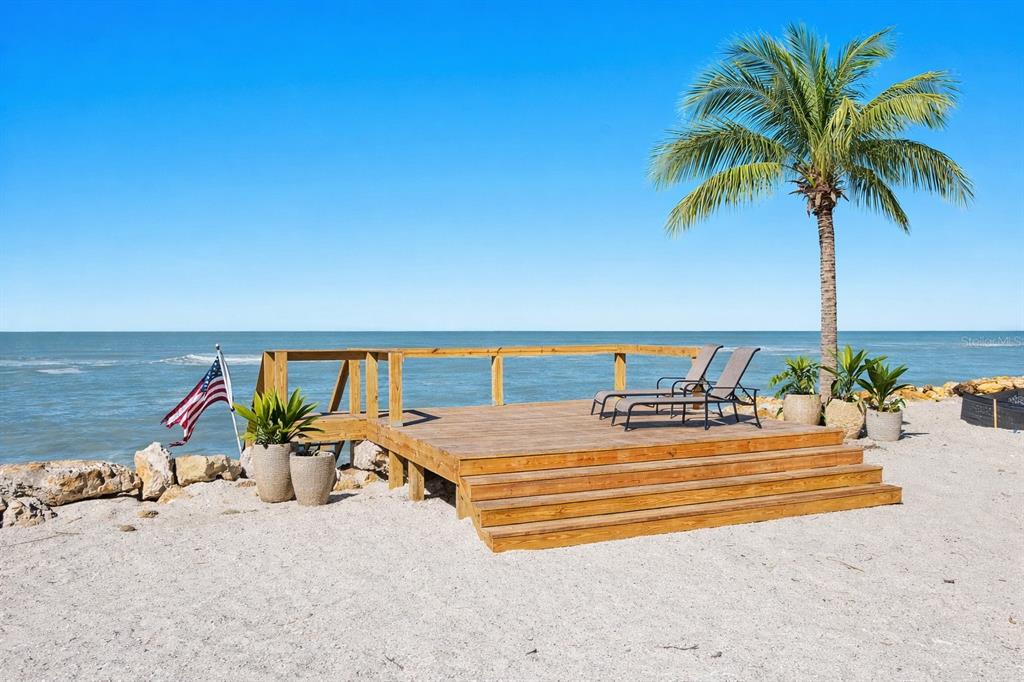 3743 Casey Key Road Nokomis, FL 34275 - Photo 5 of 36 a ocean view with beach and ocean view