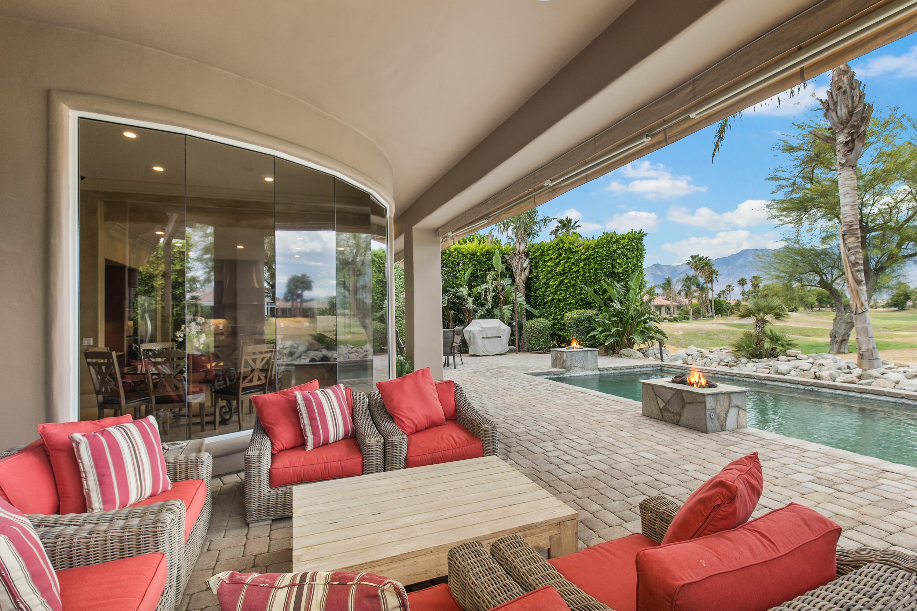 271 Loch Lomond Road Rancho Mirage, CA 92270 - Photo 6 of 56 Patio facing golf course and mountains