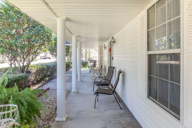 a view of chair in the balcony
