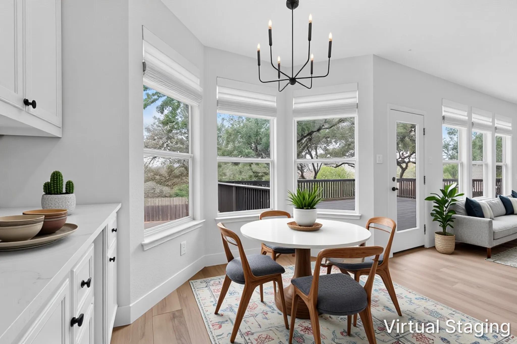 8617 Cobblestone Austin, TX 78735 - Photo 12 of 39 a view of a dining room with furniture window and outside view