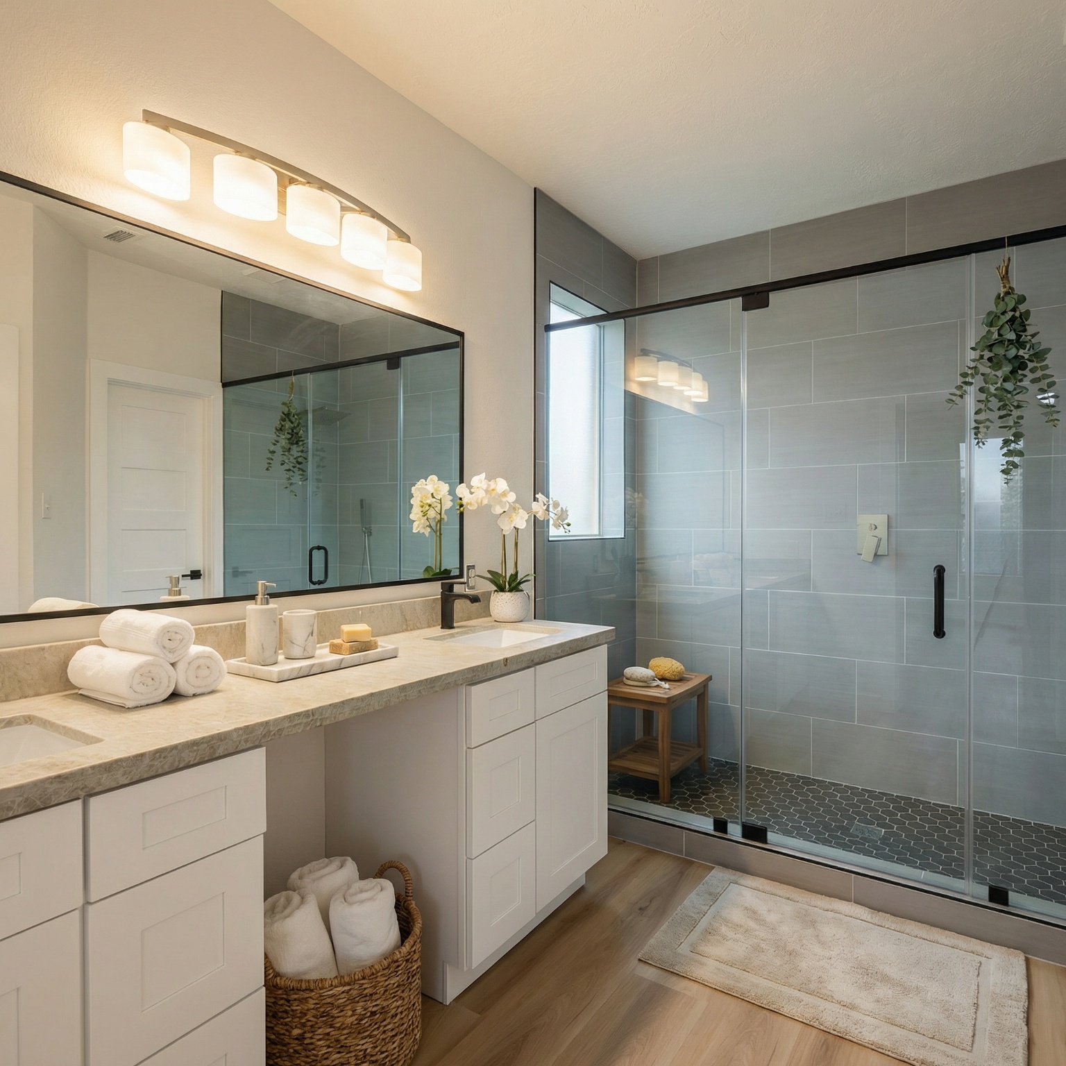 20923 Bayeux Lane Spring, TX 77388 - Photo 14 of 50 a bathroom with a granite countertop sink mirror and double