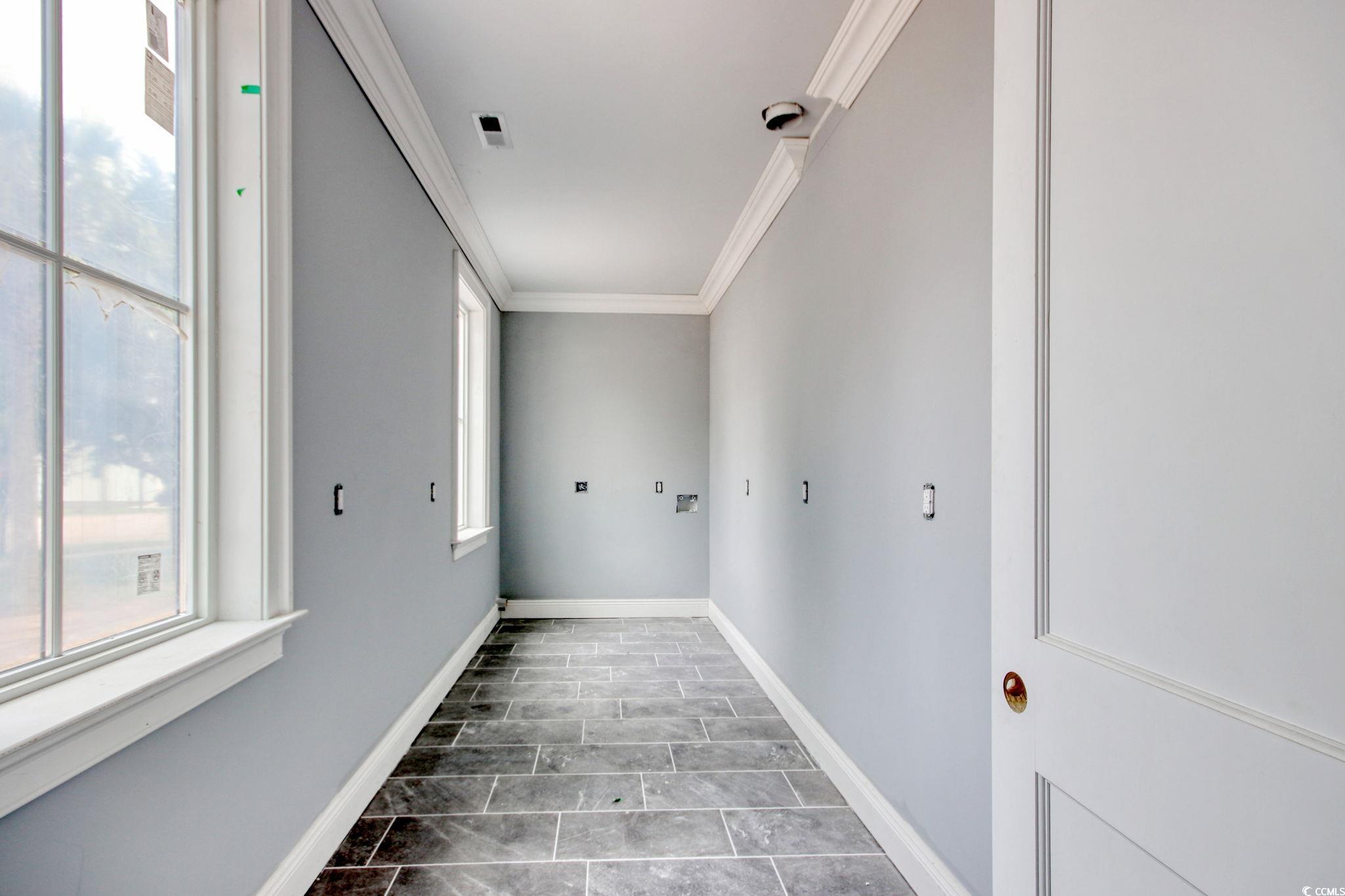 105 Michau Road Georgetown, SC 29440 - Photo 18 of 32 Laundry area featuring crown molding, healthy amou