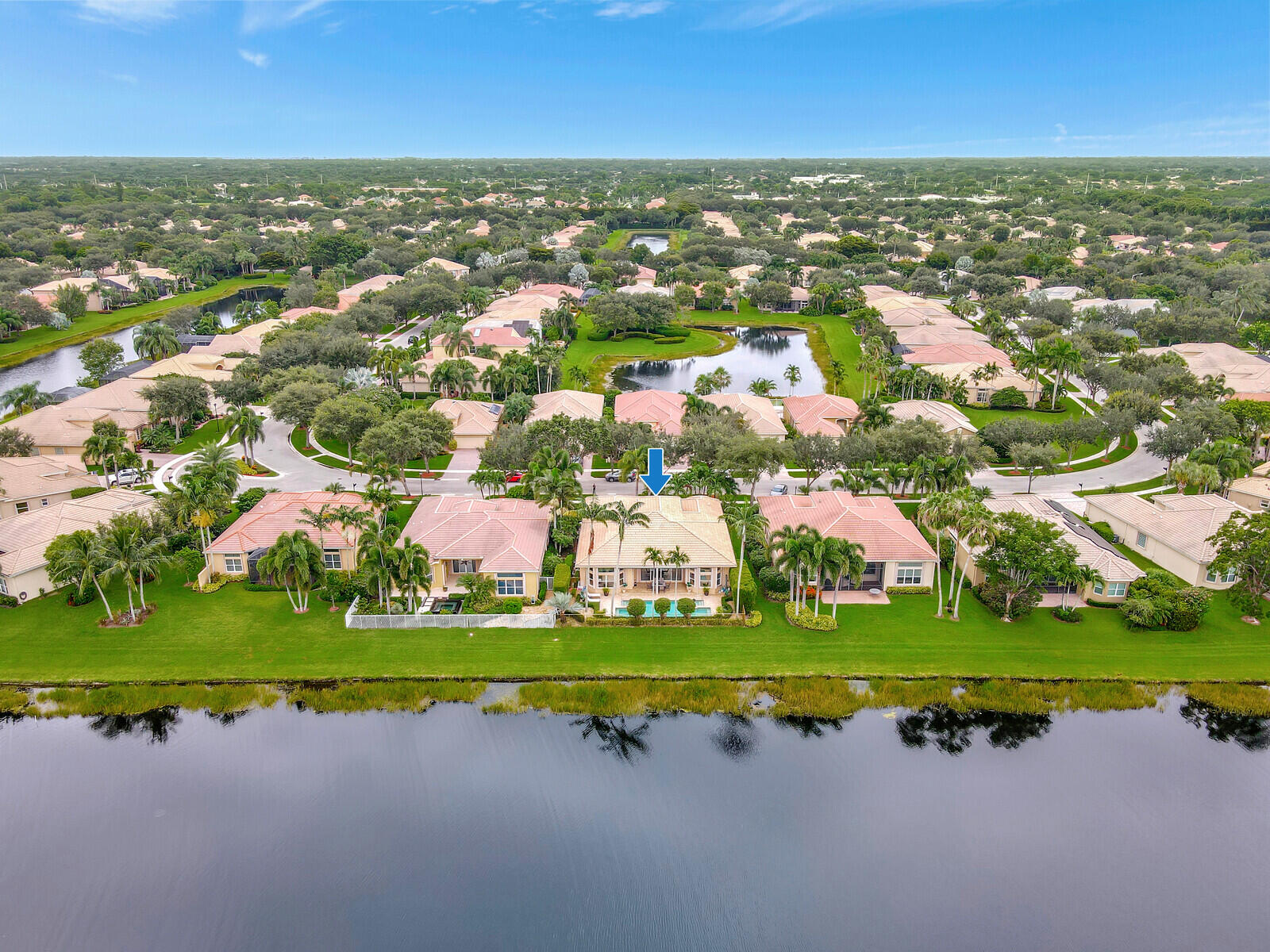 7016 Corning Circle Boynton Beach, FL 33437 - Photo 63 of 66 overhead rear