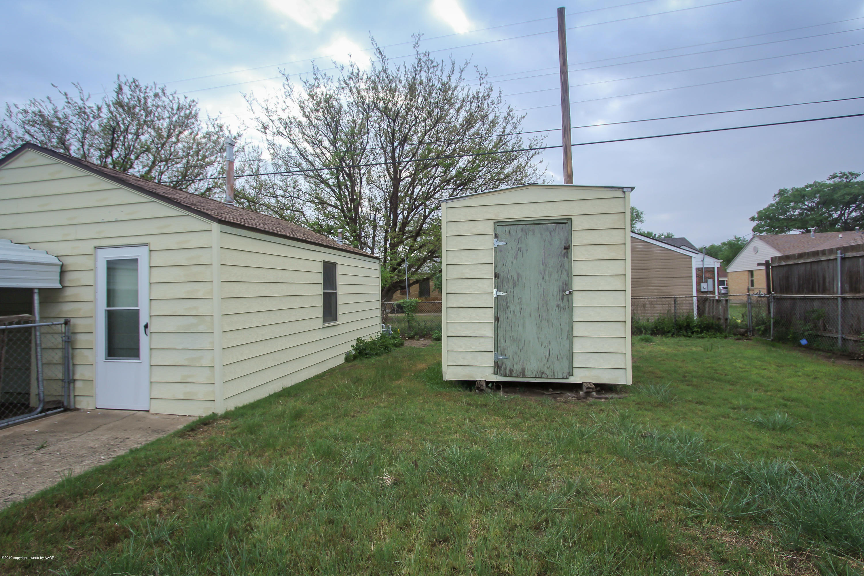 3609 South Lipscomb Street Amarillo, TX 79110 - Photo 26 of 28 a view of backyard of house