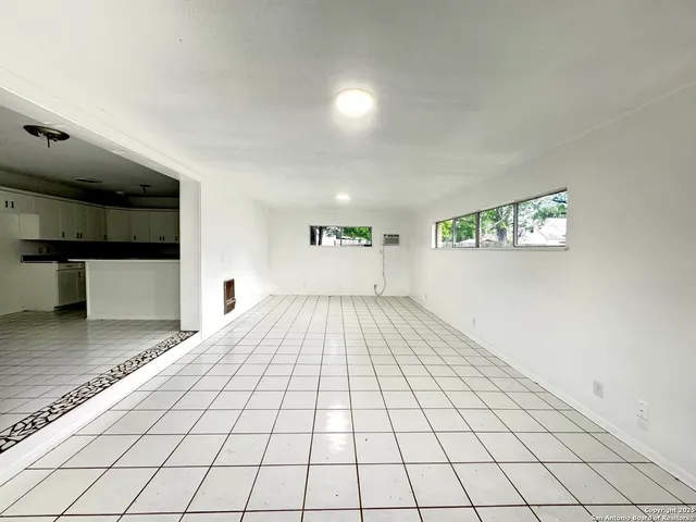 a view of a kitchen with a sink