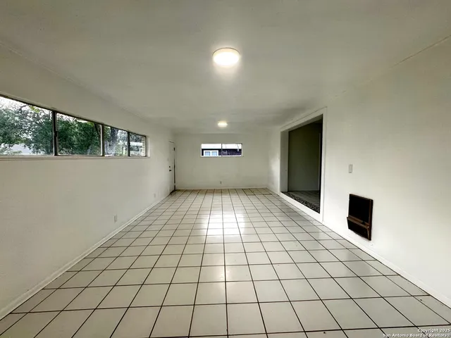 a view of empty room