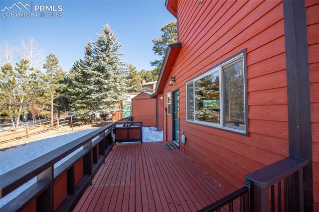 1008 Pine Ridge Road Woodland Park, CO 80863 - Photo 33 of 33 Walk-out from dining room