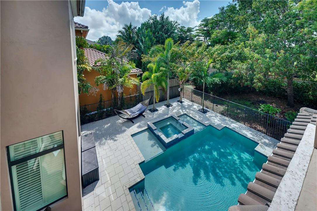 17888 Key Vista Way Boca Raton, FL 33496 - Photo 44 of 50 Pool view from master bedroom porch