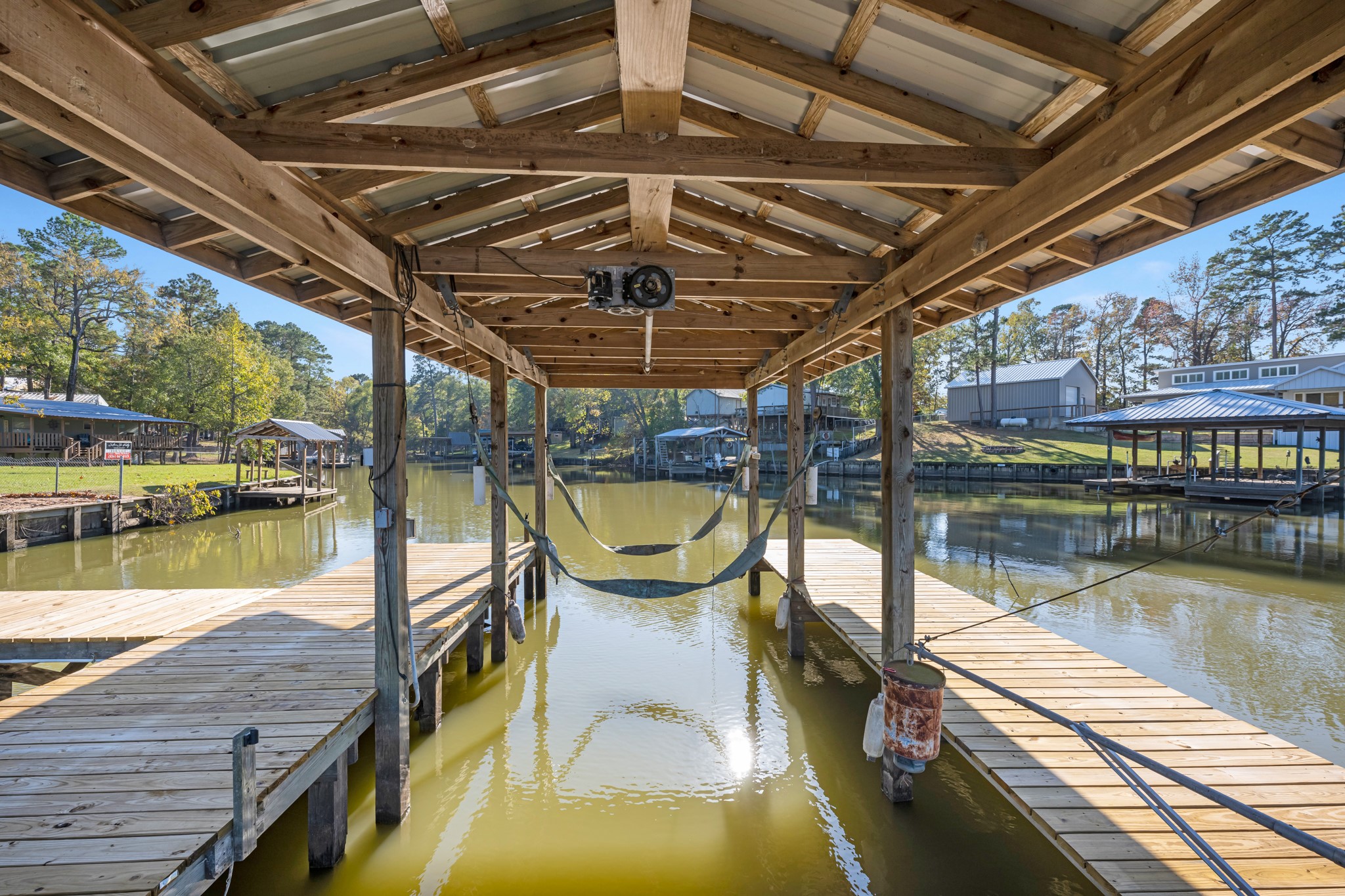 450 Ridge Trail Trinity, TX 75862 - Photo 29 of 30 a view of a swimming pool with a lake view