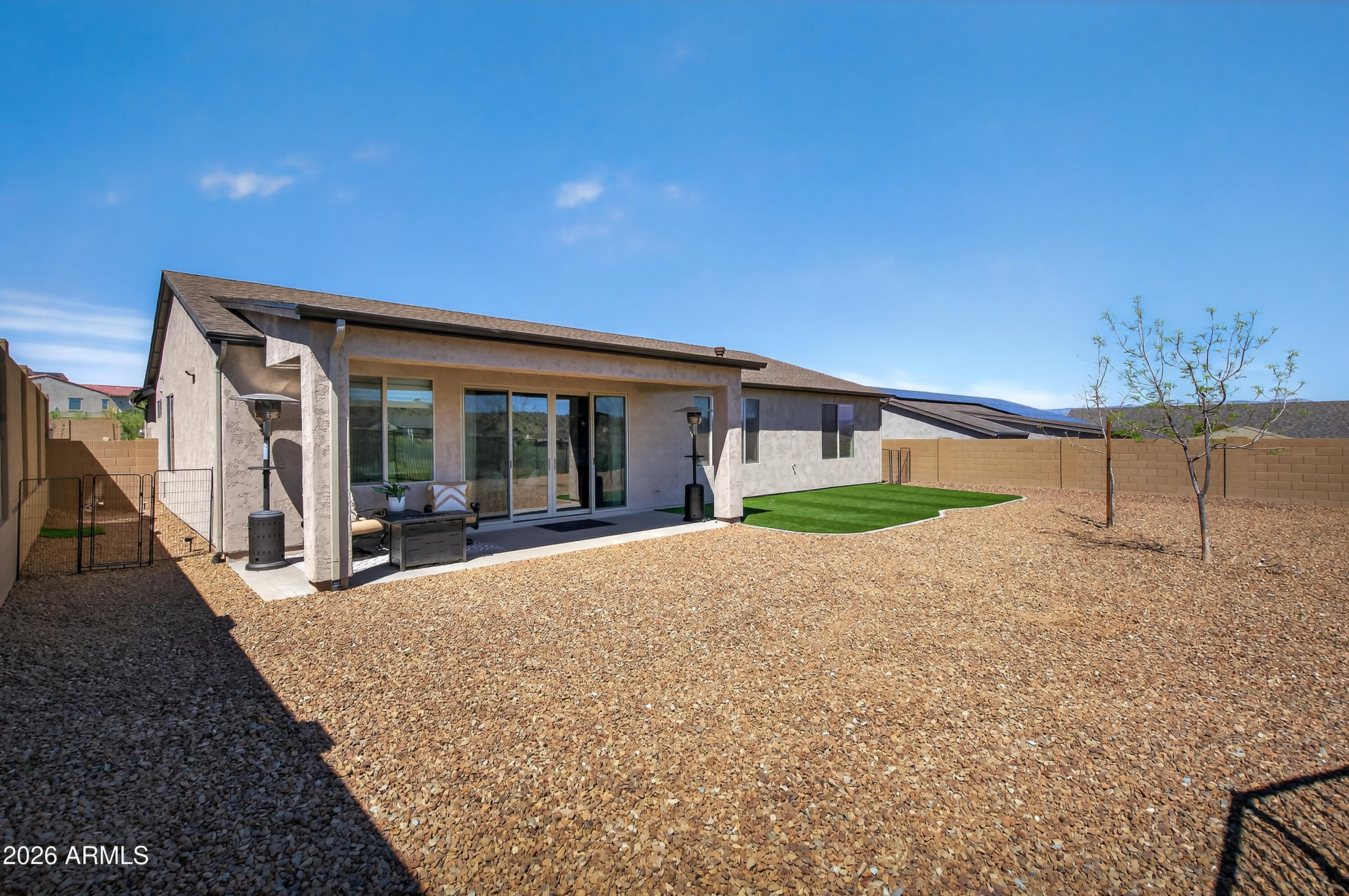 495 Cleopatra Hill Road Clarkdale, AZ 86324 - Photo 25 of 33 a view of a house with backyard and porch