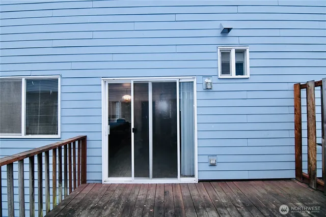 a view of front door