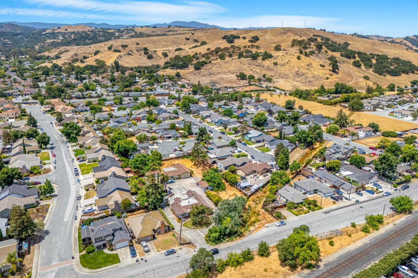 18455 Old Monterey Road Morgan Hill, CA 95037 - Photo 14 of 26 an aerial view of residential houses with outdoor space