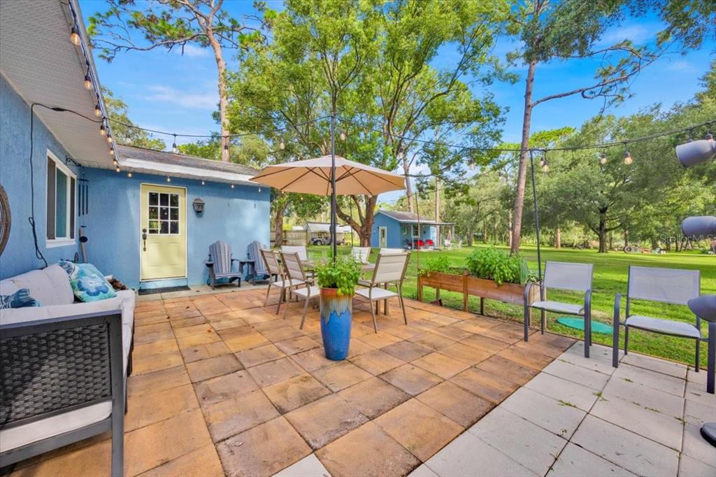 34159 Ridge Manor Boulevard Dade City, FL 33523 - Photo 22 of 33 a view of a chairs and tables in the patio