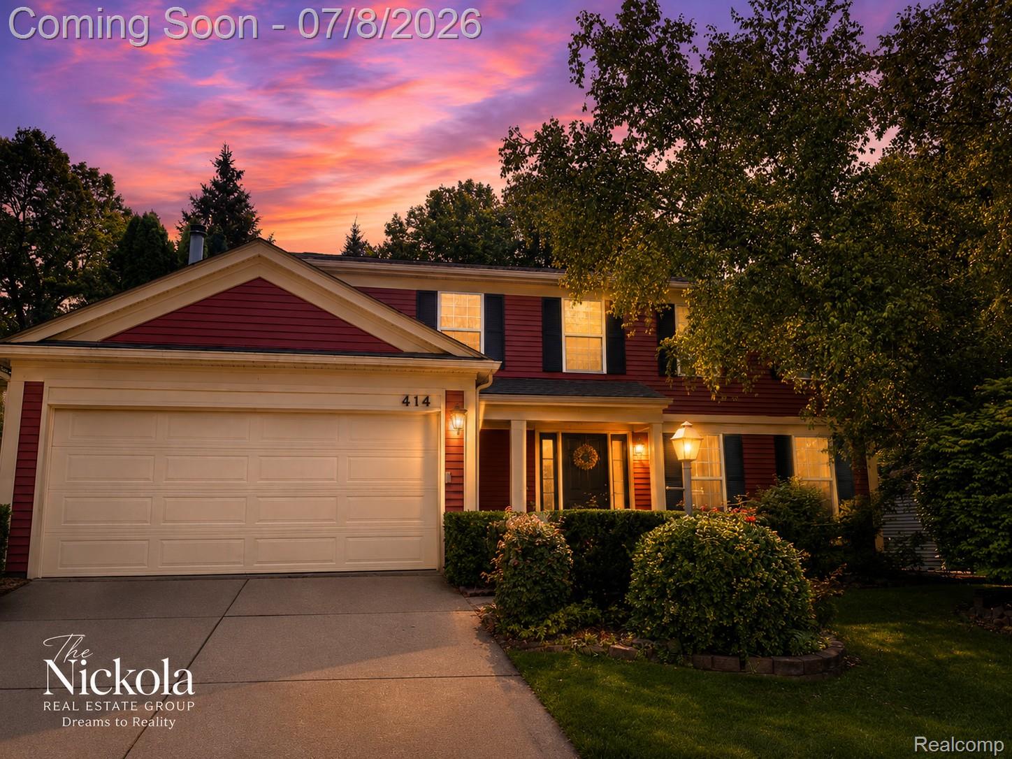 414 Whitney Drive Rochester, MI 48307 - Photo 1 of 30 Red siding with cream trim and black shutters