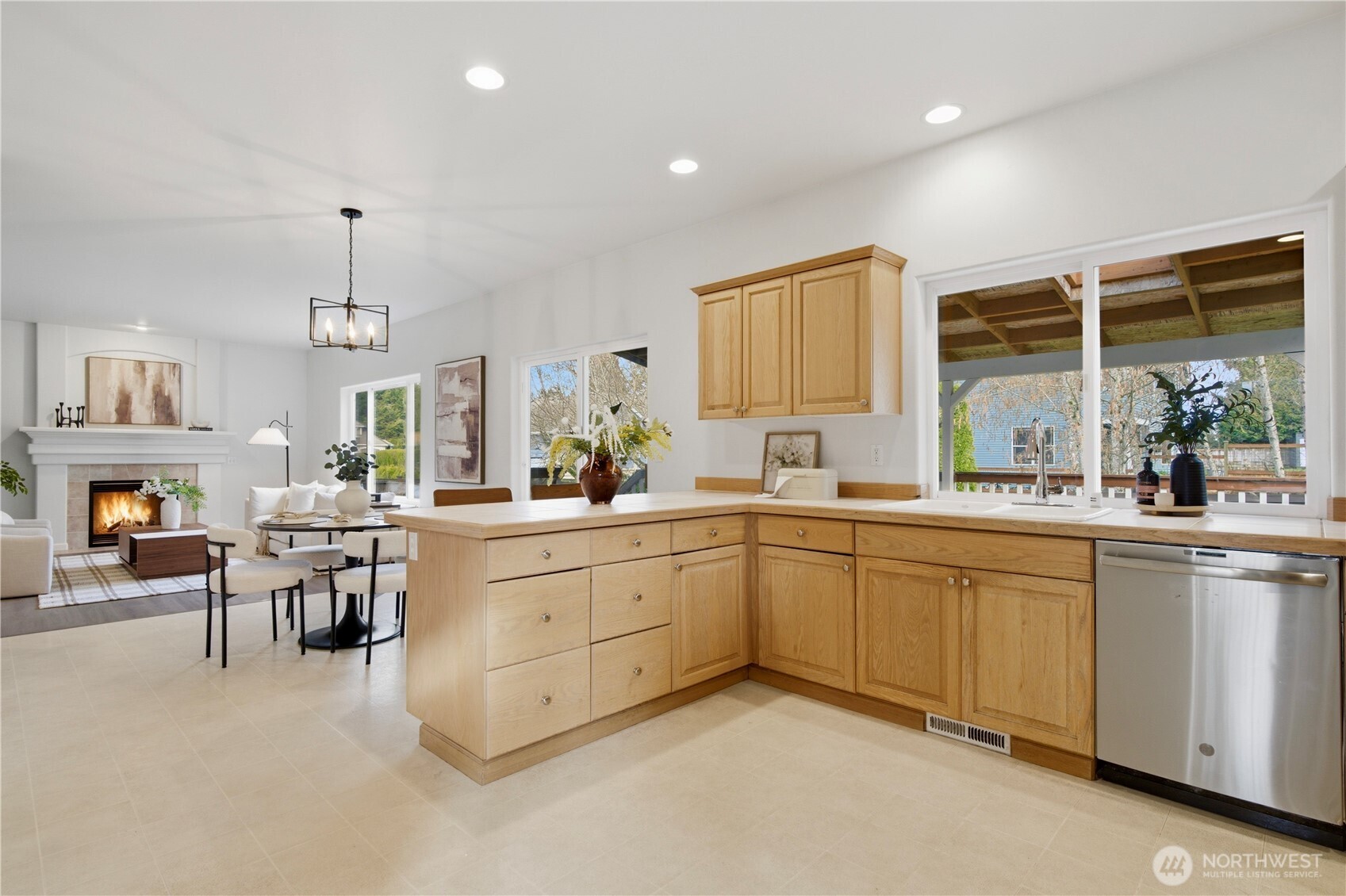 1611 242nd Street Southeast Bothell, WA 98021 - Photo 17 of 39 a kitchen with sink and counter top space