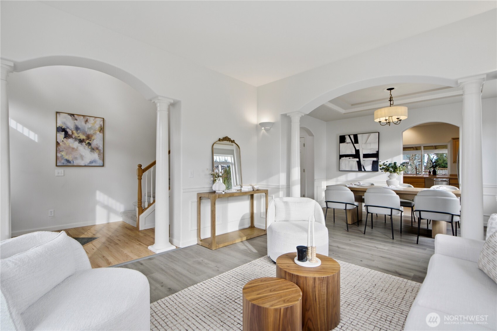 1611 242nd Street Southeast Bothell, WA 98021 - Photo 6 of 39 a living room with furniture and a large window