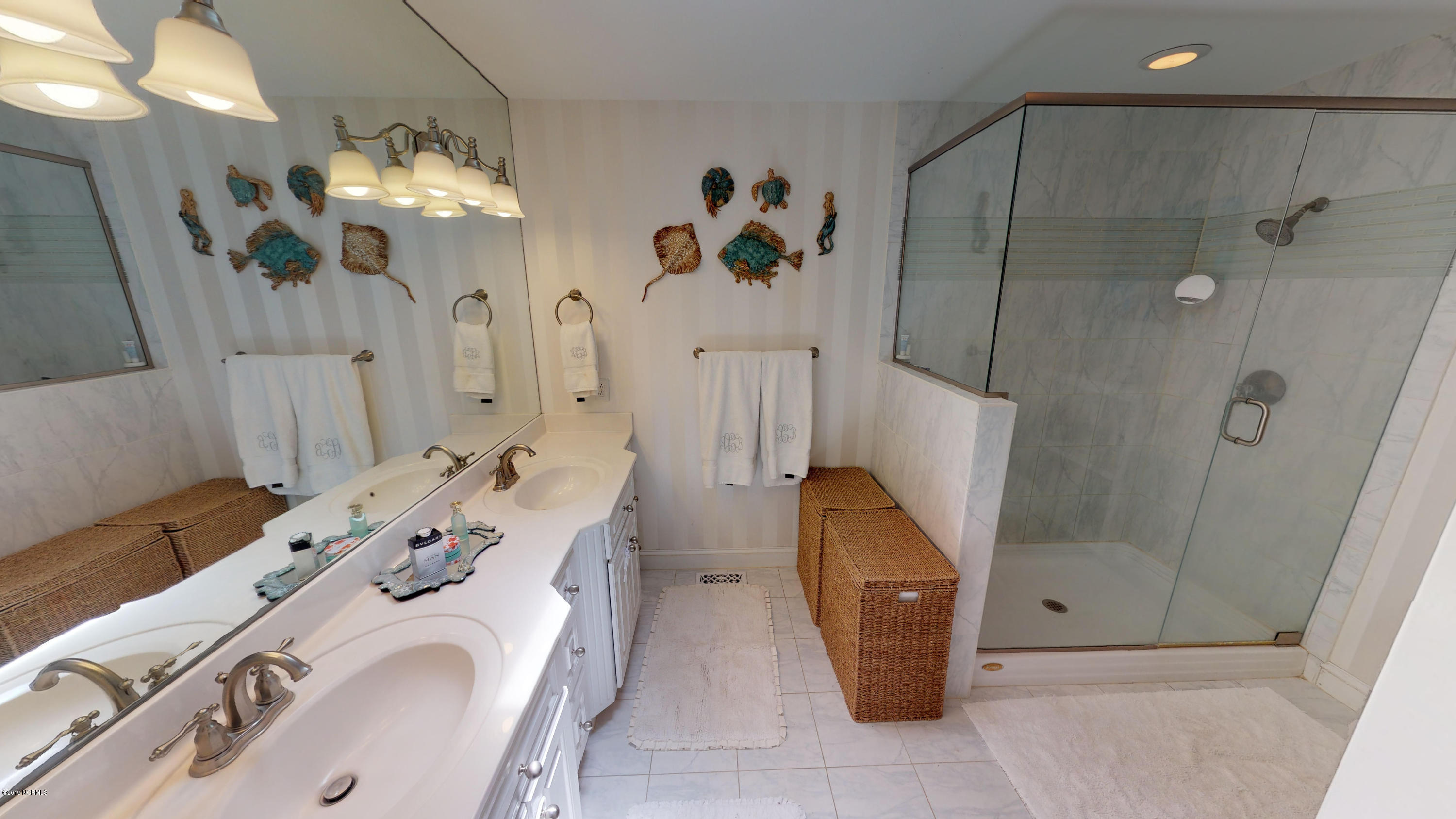 2436 Tram Road New Bern, NC 28562 - Photo 32 of 57 Dual vanity, custom bathroom