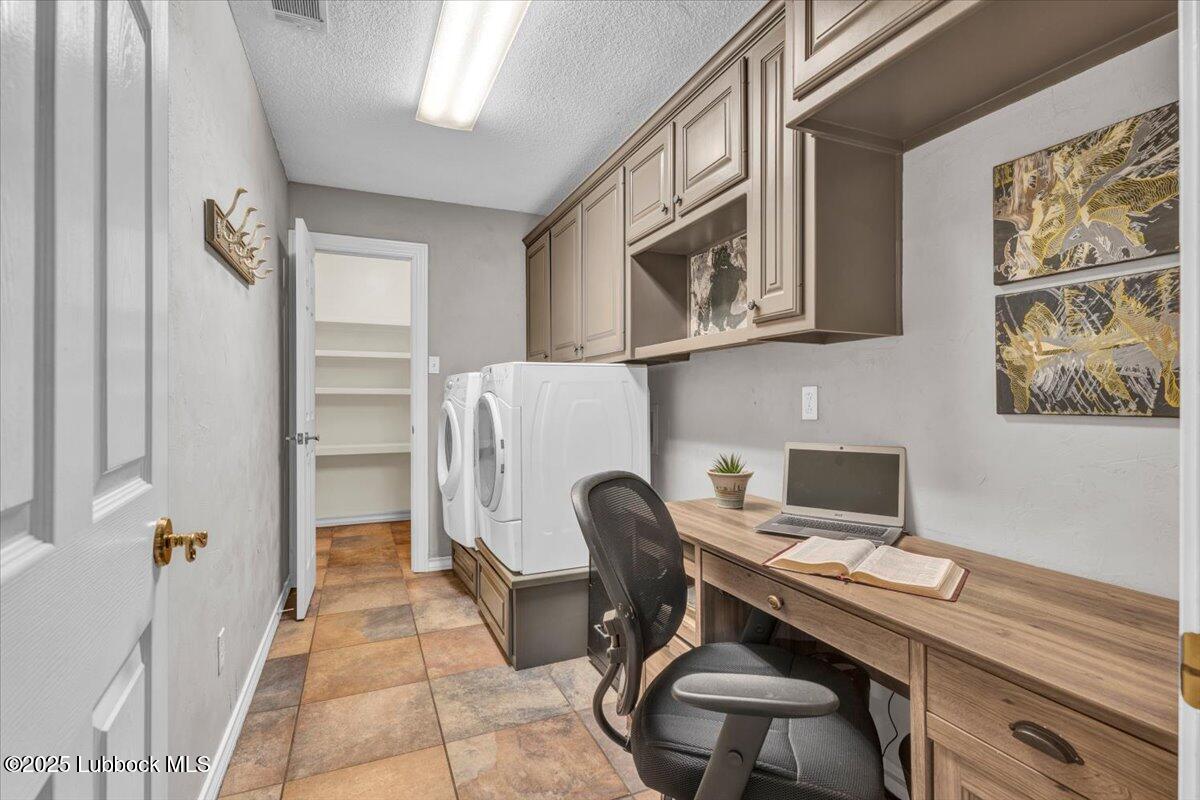 7206 76th Street Lubbock, TX 79407 - Photo 39 of 55 a view of a workspace with furniture and a window