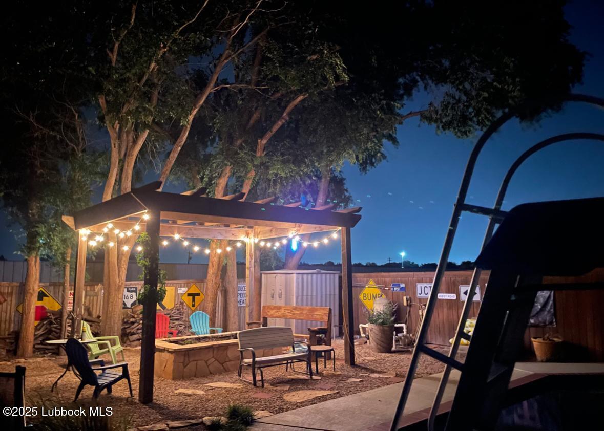 7206 76th Street Lubbock, TX 79407 - Photo 48 of 55 a view of a chairs and tables in patio