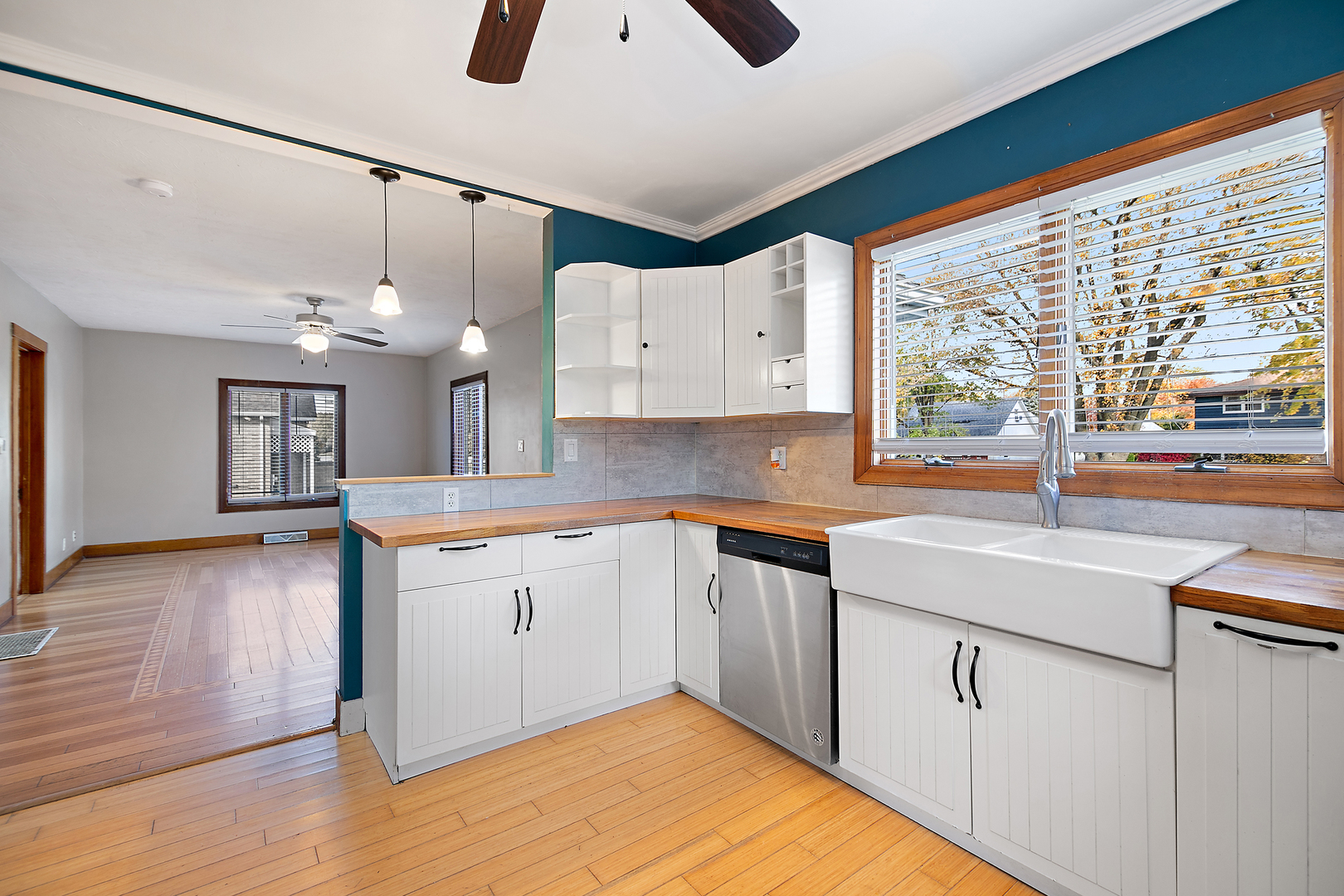 290 East 1st Avenue Clifton, IL 60927 - Photo 3 of 20 a kitchen with cabinets and window