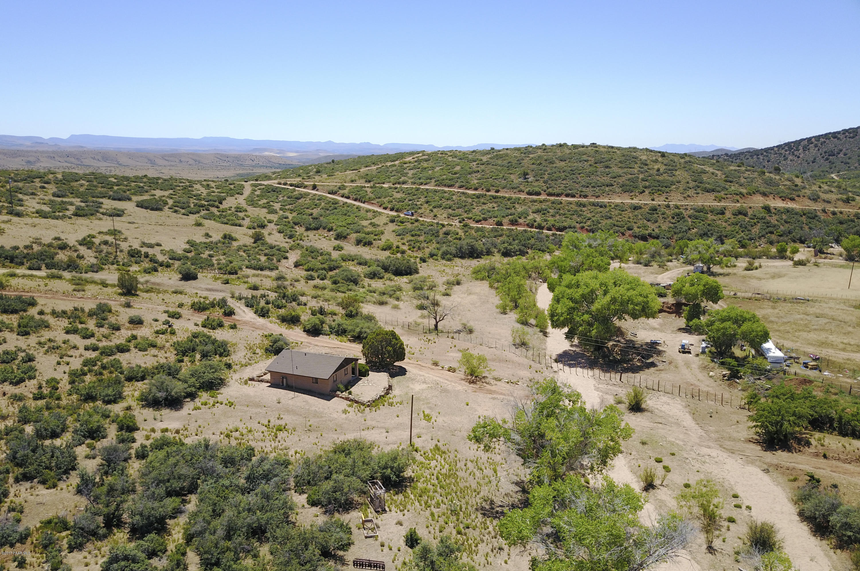 17900 Med Bar Road Dewey, AZ 86327 - Photo 61 of 95 Cabin Aerial View