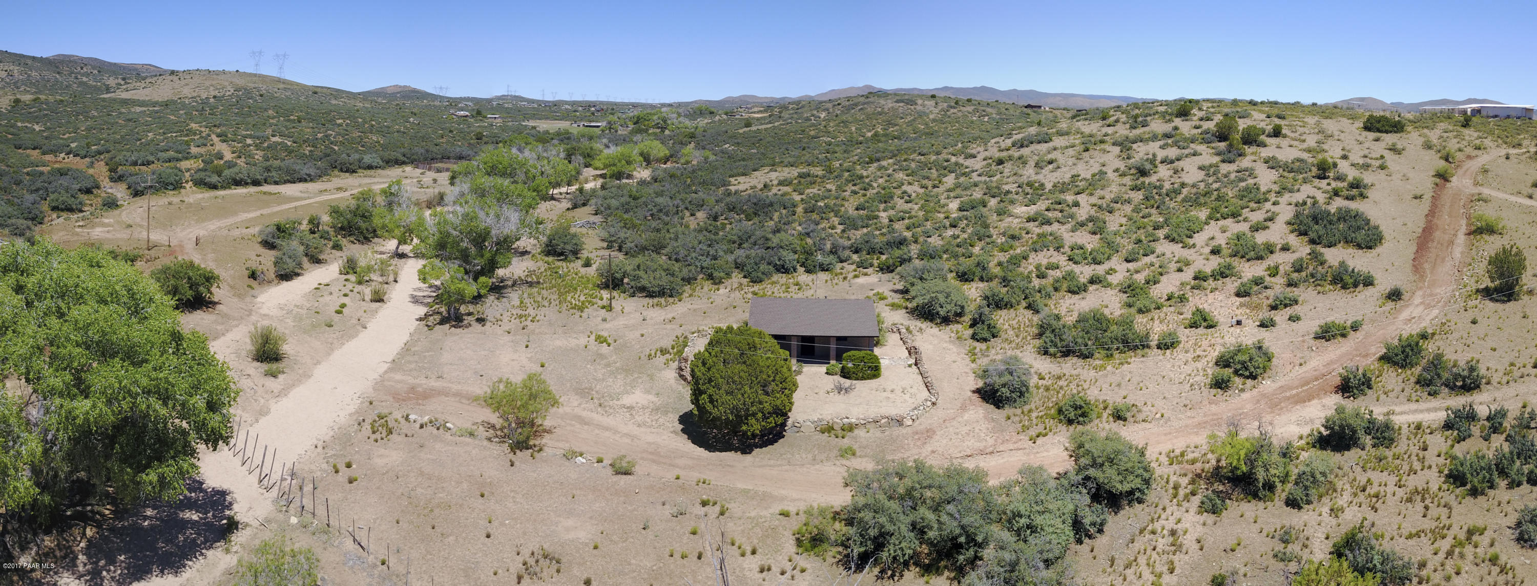 17900 Med Bar Road Dewey, AZ 86327 - Photo 62 of 95 Cabin Aerial Panoramic View