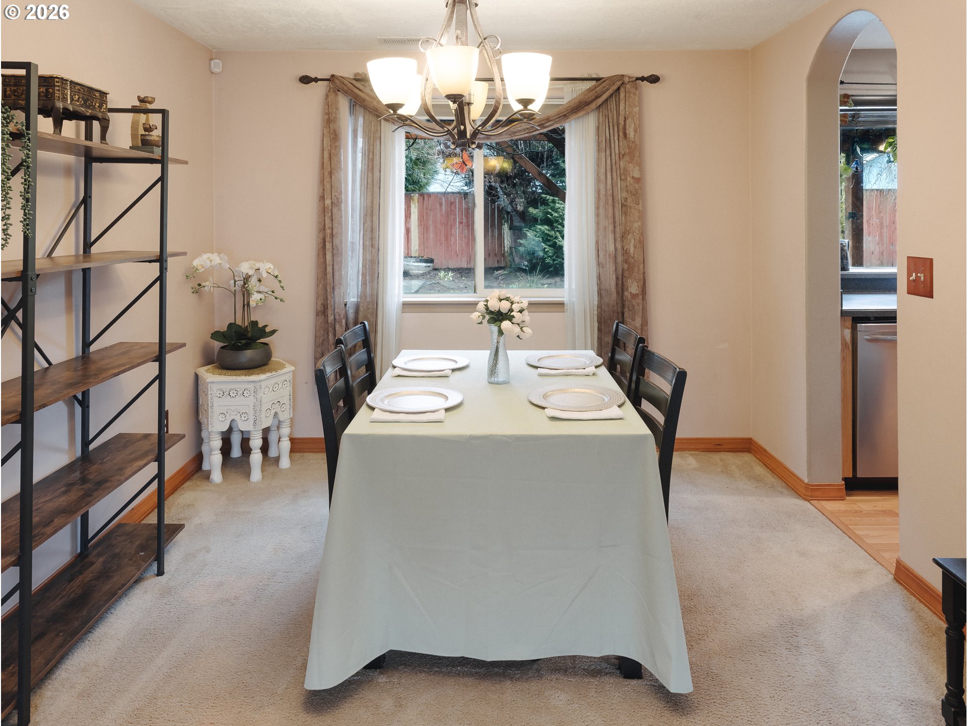 1254 Crystal Lane Lafayette, OR 97127 - Photo 12 of 34 a dining room with chandelier