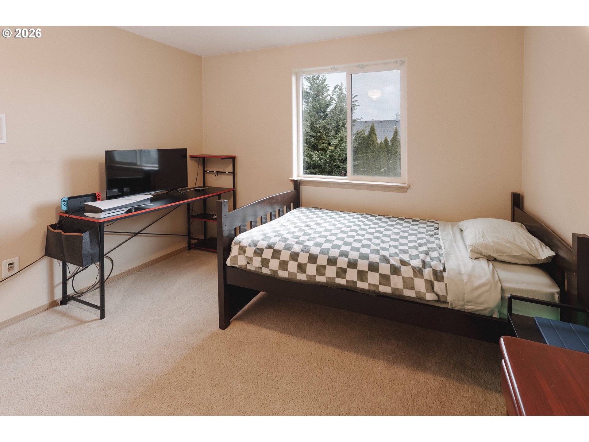 1254 Crystal Lane Lafayette, OR 97127 - Photo 21 of 34 a bedroom with a bed and a desk